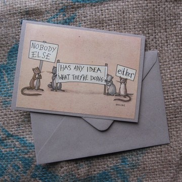 Anti-Impostor Syndrome Gerbils card