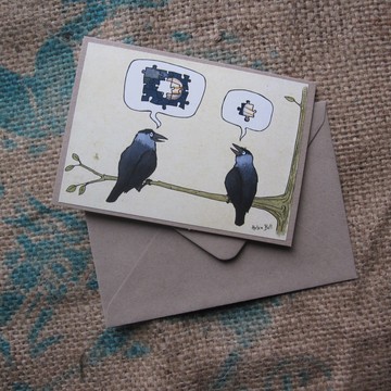Jackdaw Jupiter Jigsaw card