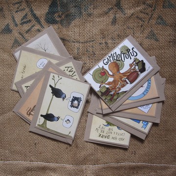 Set of 10 cards