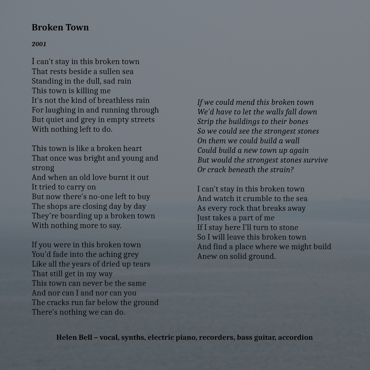 Helen Bell Lyrics