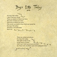 Days Like Today Lyrics 1